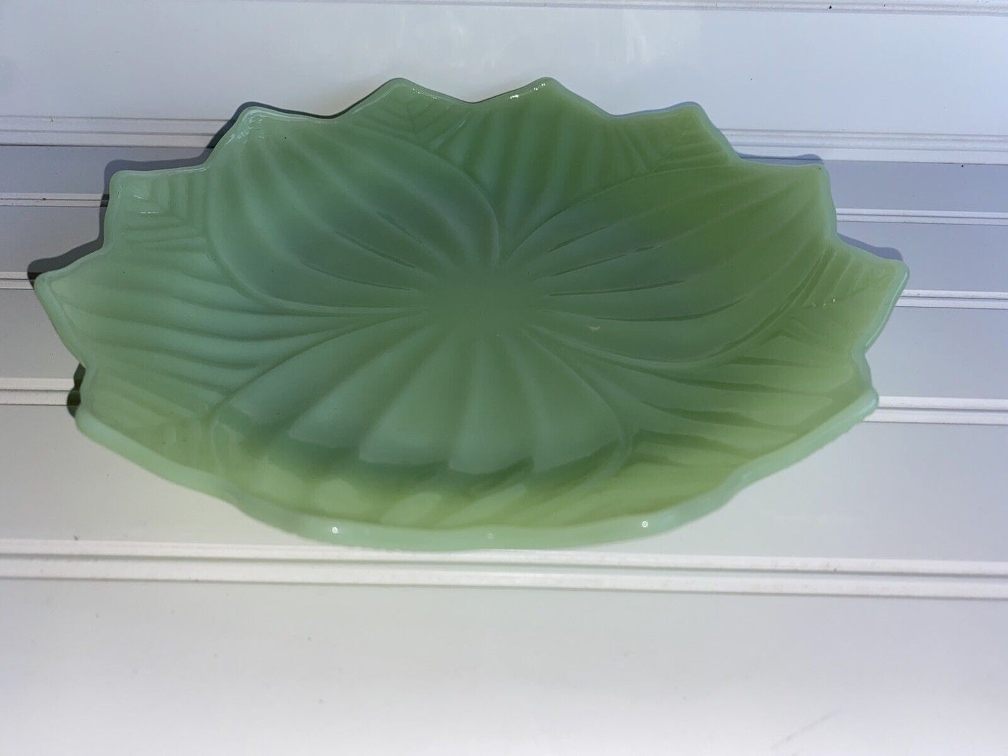 Jadeite Lotus Plates - Collectible from 1940's